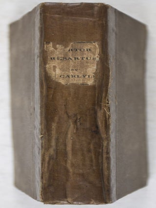 Sartor Resartus; The Life and Opinions of Herr Teufelsdröckh