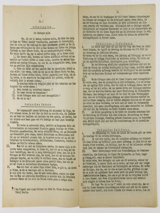 Protokolle Hamburg (Hamburg Protocols / Olim)