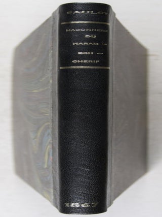 Mémoires de l'Institut Impérial de France, Académie des Inscriptions et Belles-Lettres, Tome vingt-sixième: Mémoire sur la Nature et l'Âge Respectif des Divers Appareils de Maçonnerie Employés dans l'Enceinte Extérieure du Haram-Ech-Chérif de Jérusalem (Auguste Salzmann - photographs of Jerusalem)