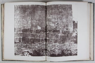 Mémoires de l'Institut Impérial de France, Académie des Inscriptions et Belles-Lettres, Tome vingt-sixième: Mémoire sur la Nature et l'Âge Respectif des Divers Appareils de Maçonnerie Employés dans l'Enceinte Extérieure du Haram-Ech-Chérif de Jérusalem (Auguste Salzmann - photographs of Jerusalem)