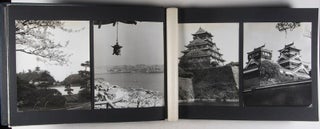 Unique Photo-Album containing original photographs depicting Japanese landmarks and Japan's iconic cultural symbols [WITH 66 SILVER GELATIN PRINTS]