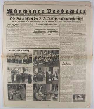 Völkischer Beobachter, Nr. 317, Montag, 13. November 1933: "40 Millionen Nationalsozialisten" (40 Millions of National-socialists)