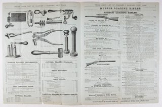 Trade Price List. August 25, 1879. Charles J. Godfrey, Manufacturers' Agent, Importer of and Dealer in Breech and Muzzle Loading Shot Guns, Rifles, Revolvers, Gun Materials, Ammunition, &c. [WITH] Bargain List. August 15, 1885. Charles J. Godfrey, New York. Bargain Lots of Double Barrel Breech-Loading Shot Guns; Bargain Lots of Double Barrel Muzzle Loading Shot Guns; Bargain Lots of Breech Loading Flobert and Sporting Rifles; Bargain Lots, Army Revolvers [WITH] Supplement, March 22, 1882. Trade List. James W. Godfrey