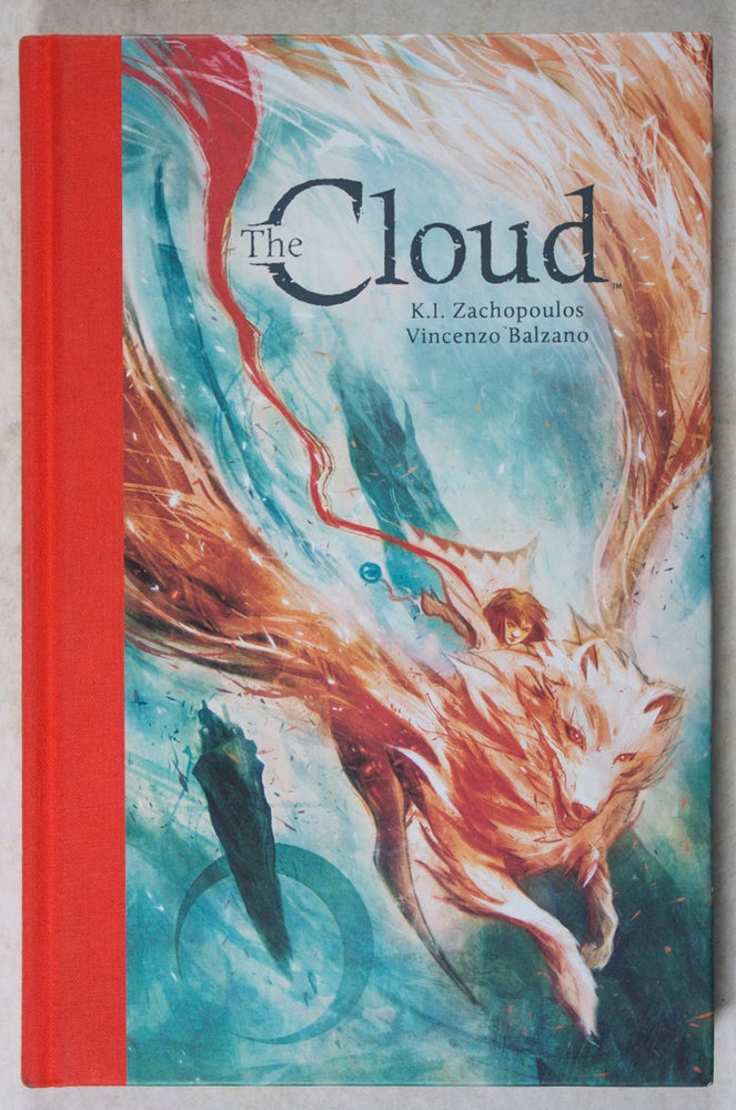 Item #41852 The Cloud [INSCRIBED AND SIGNED BY BOTH THE AUTHOR AND THE ARTIST, WITH AN ORIGINAL DRAWING]. K. I. Zachopoulos, Vincenzo Balzano, Text by, Illustrated by.