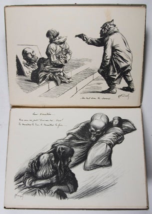 Moscou attaque ! 12 dessins de François: ce que pensent des doctrines bolchéviques, les personnalités les plus en vue du Monde International