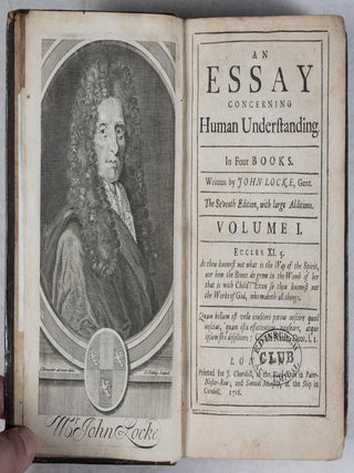 An Essay Concerning Human Understanding. 2 volumes bound in one (Complete)