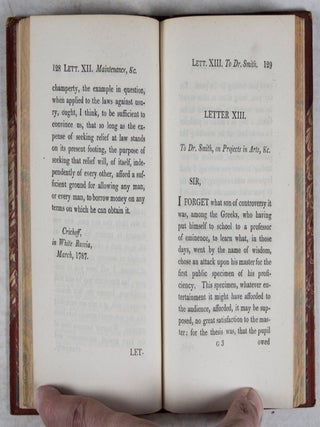 Defense of Usury; Shewing the Impolicy of the Present Legal Restraints on the Terms of Pecuniary Bargains; in Letters to a Friend. To Which is Added, A Letter to Adam Smith. Esq. LL.D. on the Discouragements Opposed by the Above Restraints to the Progress of Inventive industry, The Fourth Edition. And to Which is Added, Third Edition, A Protest Against Law-Taxes