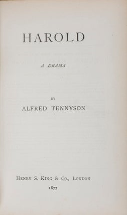 Item #42083 Harold, A Drama. Alfred Lord Tennyson
