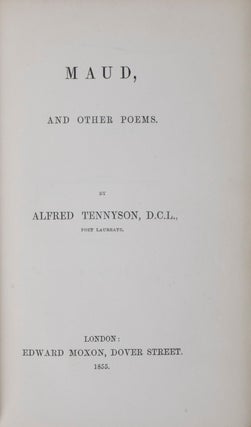 Item #42086 Maud, and Other Poems. Alfred Lord Tennyson