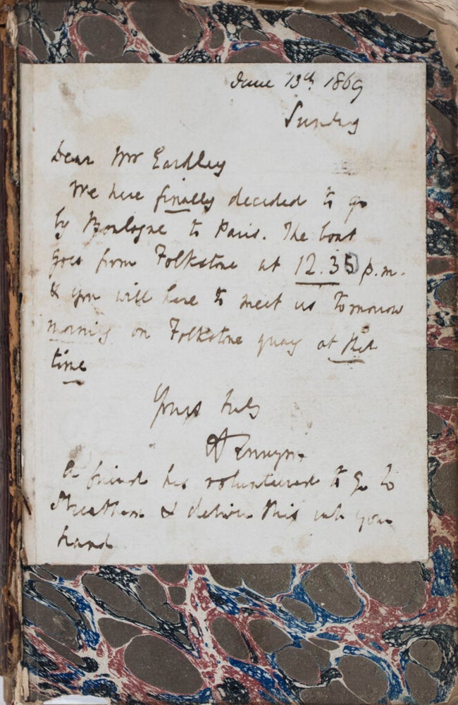Item #42109 Poems [WITH A SIGNED LETTER FROM THE AUTHOR]. Alfred Lord Tennyson.