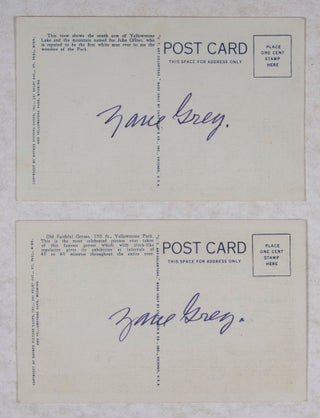 Two C.T. ART-COLORTONE Postcards [SIGNED]