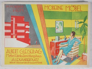 Item #42258 Moderne Möbel. Albert Gleiser A.-G