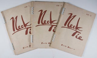 Novelty Neck Tie, Original Samples ネクタイ オリジナルサンプル : Neck Tie 48-1 (Vol. 102); Neck Tie 48-2 (Vol. 103); Neck Tie 48-3 (Vol. 103). 3-vol. set (Complete) [WITH 180 SAMPLES OF NISHIJIN-ORI NECKTIE FABRIC]