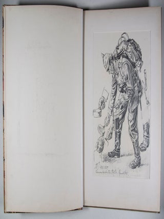 Max Seliger, Maler und Zeichner: 1) Soldatenstudien, meist 1915/16; 2) Kriegspostkarten und Kriegsmarken 1915/16. Entw&uuml;rfe und Drucke [TWO PORTFOLIOS OF ORIGINAL WWI DRAWINGS FROM THE ARTIST'S PERSONAL LIBRARY]