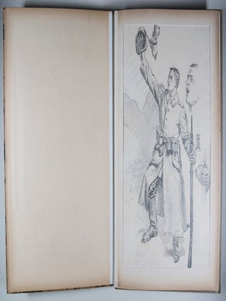 Max Seliger, Maler und Zeichner: 1) Soldatenstudien, meist 1915/16; 2) Kriegspostkarten und Kriegsmarken 1915/16. Entw&uuml;rfe und Drucke [TWO PORTFOLIOS OF ORIGINAL WWI DRAWINGS FROM THE ARTIST'S PERSONAL LIBRARY]