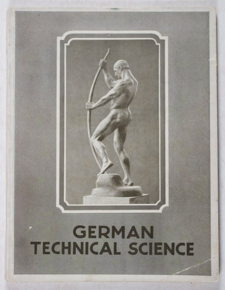 Item #42460 German Technical Science: Dedicated to the Members of Second World Power Conference. W. Titzenthaler, Jaeger, Goergen, W. Roerts, Hans Herzberg, W. Xaller, Presse-Photo, Norddeutscher Lloyd, A. Stôcker, Ltd Graphic Section of the Airship Building Company, Friedrichshafen, Photographs by.
