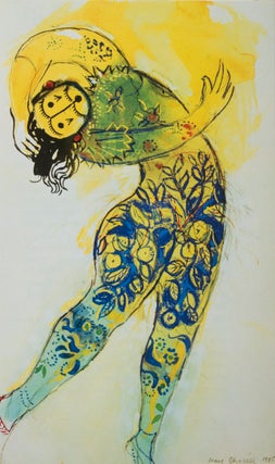 Item #42609 Dessins et Aquarelles pour Le Ballet [LACKING THE ORIGINAL LITHOGRAPH]. Marc Chagall,...