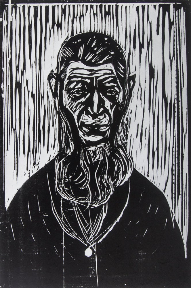 Item #42625 Edvard Munch: calcografie litografie silografie. Johan H. Langaard.