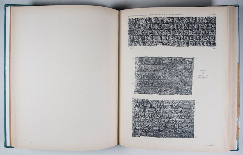 Materiaux Pour Un Corpus Inscriptionum Arabicarum Max Van Berchem