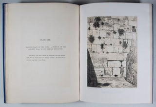 Jerusalem Explored: Being A Description of the Ancient and Modern City, with Numerous Illustrations Consisting of Views, Ground Plans and Sections. Translated by George Bonney. 2 Vols.