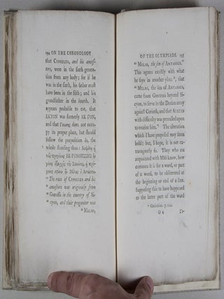 Two Dissertations : I. On the Graecian mythology. II. An examination of Sir Isaac Newton's objections to the chronology of the Olympiads
