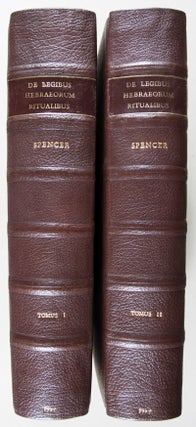 De Legibus Hebraeorum ritualibus et earum rationibus libri quatuor. 2-vol. set (Complete)