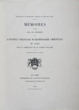 Item #42901 L'Armée Romaine d'Égypte d'Auguste à Dioclétien [Mémoires Publiés par...