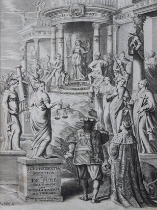 Item #42902 Jurisprudentia heroica, sive de Jure Belgarum circa nobilitatem et insignia...