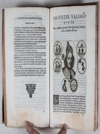 Fasti ducales ab Anafesto I. ad Silvestrum Valerium Venetorum ducem : cum eorum iconibus, insignibus, nummismatibus publicis, & privatis aere sculptis : inscriptionibus ex aula M. Consilii, ac sepulchralibus : adiectae sunt adnotationes, ad vitam cuiusque principis, rerum, quae omissae fuerant