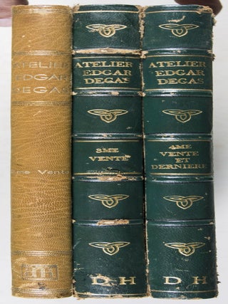 Catalogue des Tableaux, Pastels et Dessins par Edgar Degas et provenant de son atelier, 2ème vente; 3ème vente, 4ème et dernière vente. Vols. 2, 3, 4