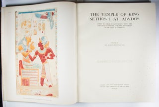 The Temple of King Sethos I at Abydos (complete in 4 vols.) [INCLUDING 231 PLATES]