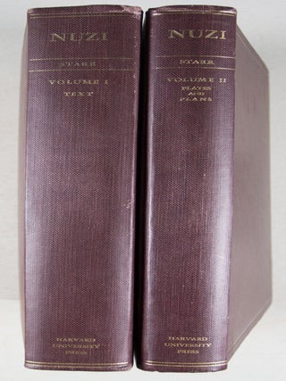 Nuzi: Report on the Excavations at Yorgan Tepa near Kirkuk, Iraq, Conducted by Harvard University in Conjunction with the American Schools of Oriental Research and the University Museum of Philadelphia, 1927-1931. Vol. 1: Text, Vol. 2: Plates and Plans. 2-vol. set (Complete)