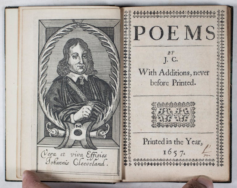 Item #43072 Poems by J. C. With Additions, never before Printed [BOUND WITH] A Character of a Diurnal-Maker. John Cleveland.