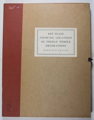 Item #43092 Key Plans Showing Locations of Theban Temple Decorations [The University of Chicago...