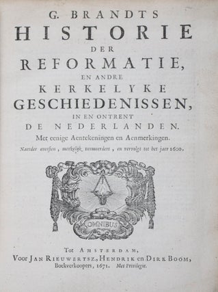 Historie der Reformatie, en andere kerkelyke geschiedenissen, in en ontrent de Nederlanden. 4-vol. set (Complete)