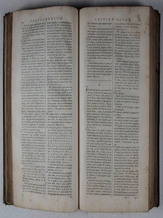 Critica Sacra. Duabus Partibus : Quarum Prima continet Observationes Philologicas & Theologicas In omnes Radices Veteris Testamenti. Secunda continet Philologicas & Theologicas Observationes In omnes Graecas Voces Novi Testamenti. Ante hac ab Eduardo Leigh,... maxima ex parte Anglice conscripta, nunc verò ab Henrico à Middoch in Latinum sermonem conversa. 2 vols. bound in one (Complete)