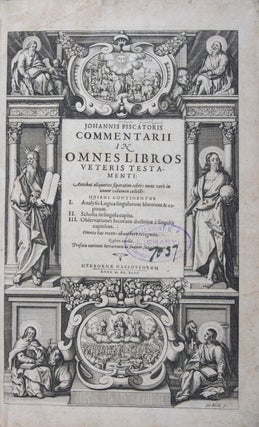 Item #43168 Commentarii in omnes libros Veteris Testamenti : antehac aliquoties separatim editi :...