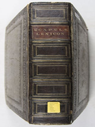 Lexicon Graeco-Latinum E Probatis Auctoribus Locupletatum, Cum Indicibus Auctis Et Correctis. Item Lexicon Etymologicum Cum Thematibus Investigatu Difficilioribus Et Anomalis, Et Jo. Meursii Glossarium Contractum. Indici Graeco Inseruntur Aliquot Verborum Millia E Scotto, Bastio, Aliisque. Accedunt Prisciani Lib. XVIII. Pars Posterior, Et Ammonius Peri Homoion Kai Diaphoron Lexeon E Cod. Ms. Reg. Musei Britannici Emendatus. Cum Opusculis Grammaticis Ex Edit. Valckenaerii.