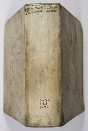 Philologia sacra : qua totius SS. Veteris et Novi Testamenti scripturae tum stylus et literatura, tum sensus et genuinae interpretationis ratio et doctrina libris quinque expenditur ac traditur ; qui absolvuntur philologia ... grammatica et rhetorica sacra...
