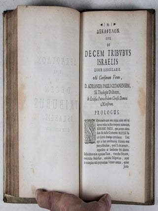 Aegyptiaca et Dekaphylon : sive, De Aegyptiacorum sacrorum cum Hebraicis collatione libri tres. Et de decem tribubus Israelis liber singularis. Accessit diatribe de legione fulminatrice christianorum, sub imperatore Marco Aurelio Antonino