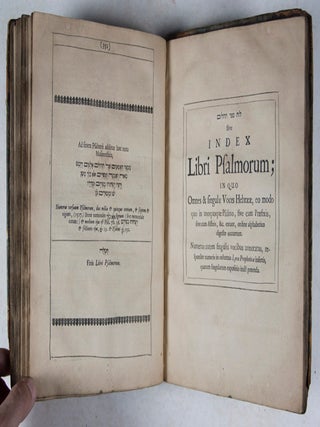 Lyra Prophetica Davidis Regis Sive Analysis Critico-Practica Psalmorum. In qua Omnes & singulae voces Hebraeae in Psalterio contentae, tam Propriae quam Appellativae, (nulla excepta) ad Regulas Artis revocantur; earumque significationes genuinae explicantur; Elegantiae linguae propreae evolvuntur. Insuper Harmonia Hebraei textus cum Paraphrasi Chaldaea, & Versione Graeca LXXII Interpretum, in locis, sententiis discrepantibus, fideliter confertur. Cui ad calcem addita est Brevis Institutio Lingua Hebraeae & Chaldaeae
