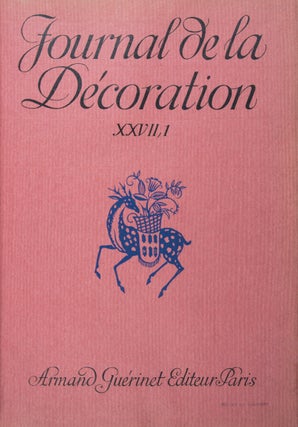 Item #43248 Le Journal de la Décoration: Recueil de Documents utiles aux Artistes-Décorateurs....