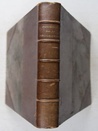 Le Journal de la D&eacute;coration: Recueil de Documents utiles aux Artistes-D&eacute;corateurs. 27&egrave; Ann&eacute;e. I, II, III, IV&egrave; Trimestres. 4 issues bound in one volume (Complete)