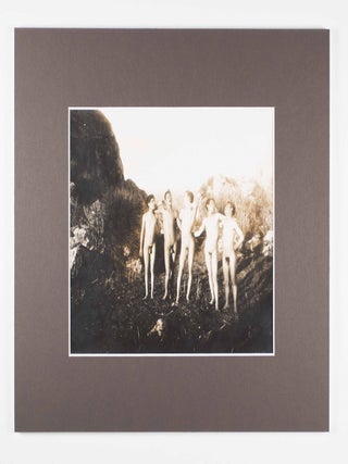 Collection of 68 photographs by the Prussian photographer Baron Wilhelm von Gloeden; (1856-1931) Italian boys of Taormina, Sicily with classical accoutrements in outdoor settings.