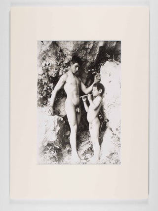 Collection of 68 photographs by the Prussian photographer Baron Wilhelm von Gloeden; (1856-1931) Italian boys of Taormina, Sicily with classical accoutrements in outdoor settings.