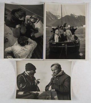 S.O.S. Eisberg - 44 Original Photographs [WITH] S.O.S. Eisberg. Mit Dr. Fanck und Ernst Udet in Grönland. Die Grönland-Expedition des Universal-Films S.O.S. Eisberg [WITH] SOS Eisberg Sammelalbum with mounted collector pictures