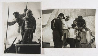 S.O.S. Eisberg - 44 Original Photographs [WITH] S.O.S. Eisberg. Mit Dr. Fanck und Ernst Udet in Grönland. Die Grönland-Expedition des Universal-Films S.O.S. Eisberg [WITH] SOS Eisberg Sammelalbum with mounted collector pictures