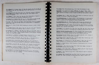 Bibliography on Color from the Inter-Society Color Council News Letter, 1936–1954