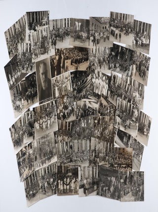 Item #43546 Collection of 57 Photo-Postcards with Motifs of the Pageant on the Occasion of the...