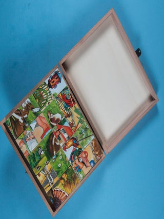 Bilderbaukasten Holzwürfel (Picture Cubes of Wood / Cubes en Bois) Tiere - Animals